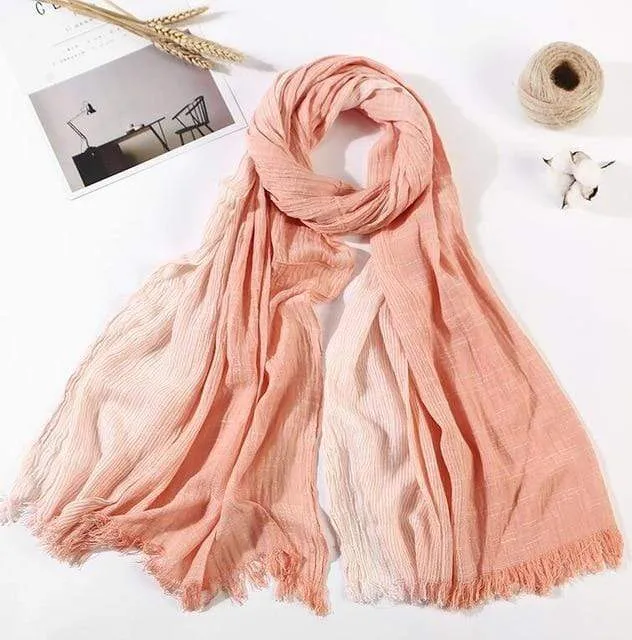 100% Cotton Large Literature Scarves