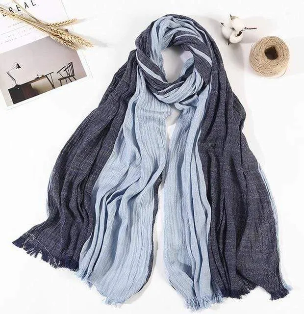 100% Cotton Large Literature Scarves