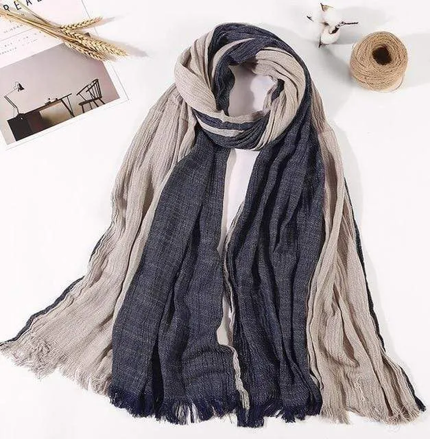 100% Cotton Large Literature Scarves