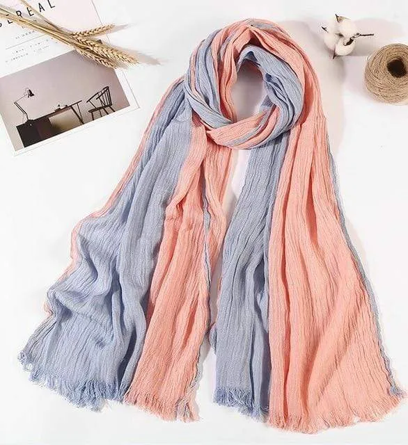 100% Cotton Large Literature Scarves