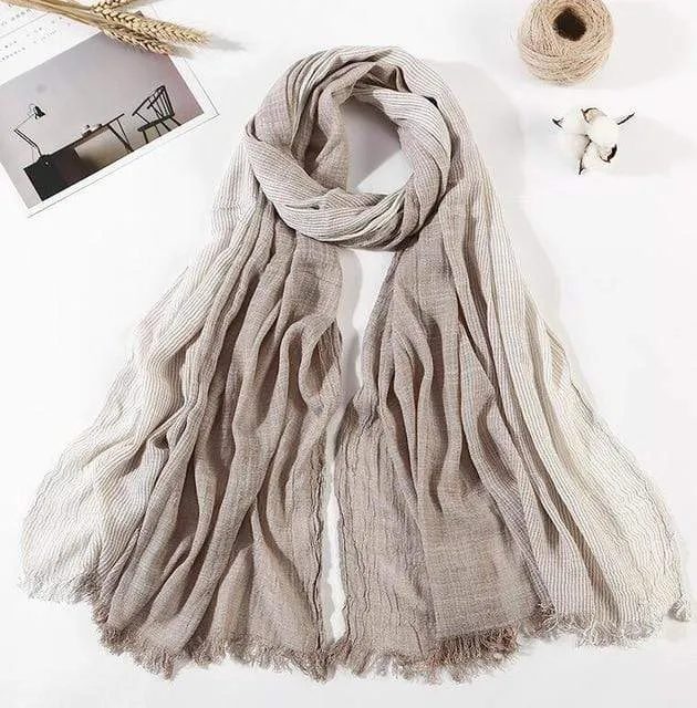 100% Cotton Large Literature Scarves