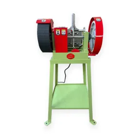 12 inch six-speed bull wheel grinder polisher with dome and flat discs and heavy-duty stand and 3/4