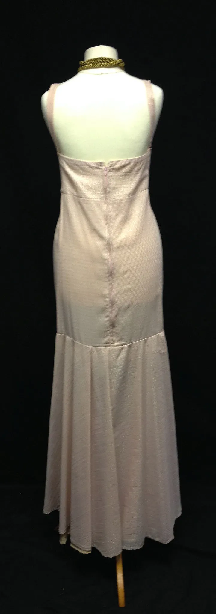 1940s Evening Dress (Pale Pink)