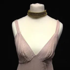 1940s Evening Dress (Pale Pink)