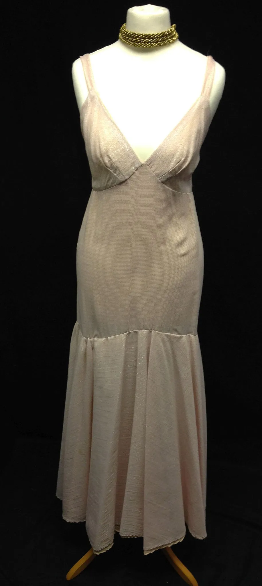 1940s Evening Dress (Pale Pink)