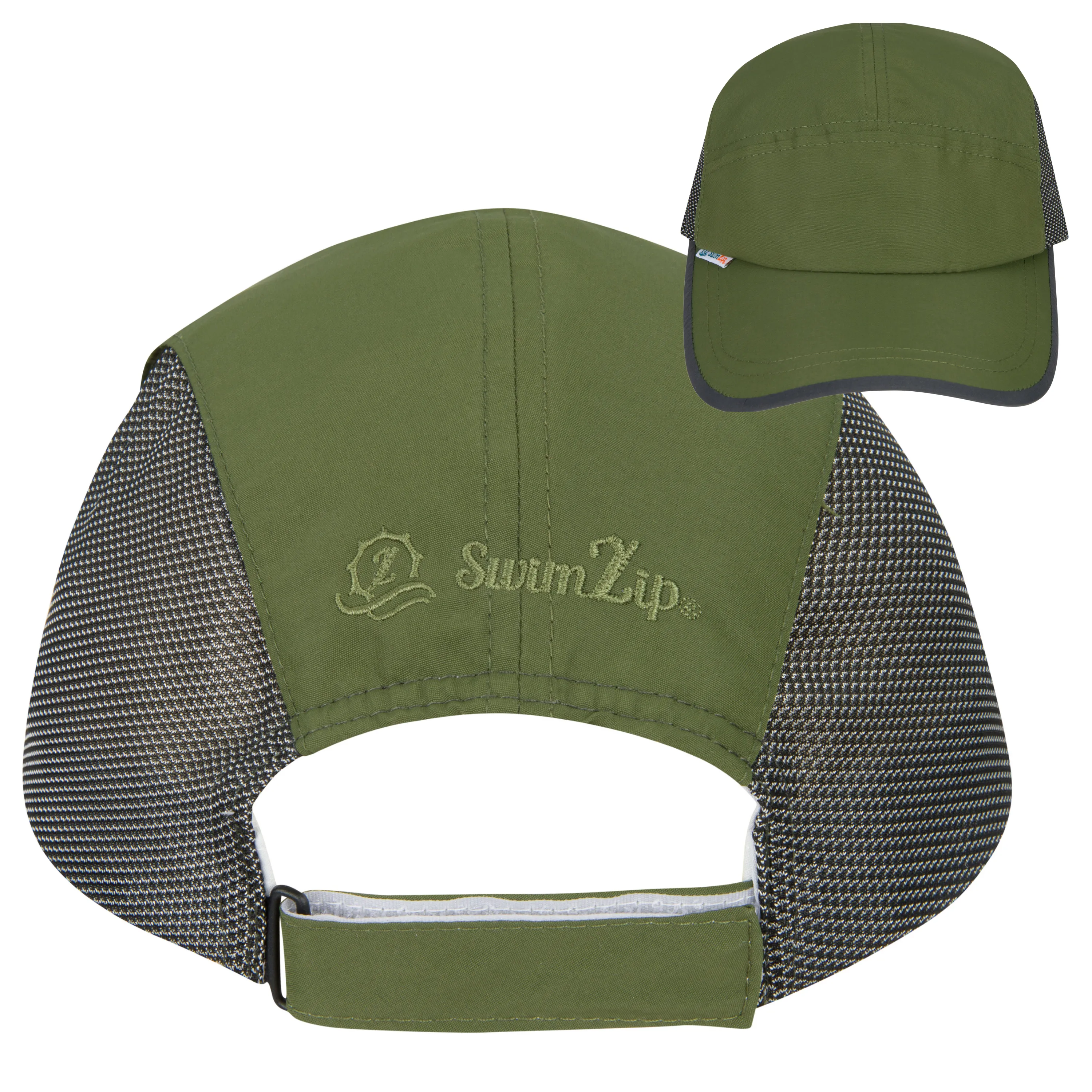 Adjustable UPF Baseball Hat - one-size fits all | Olive