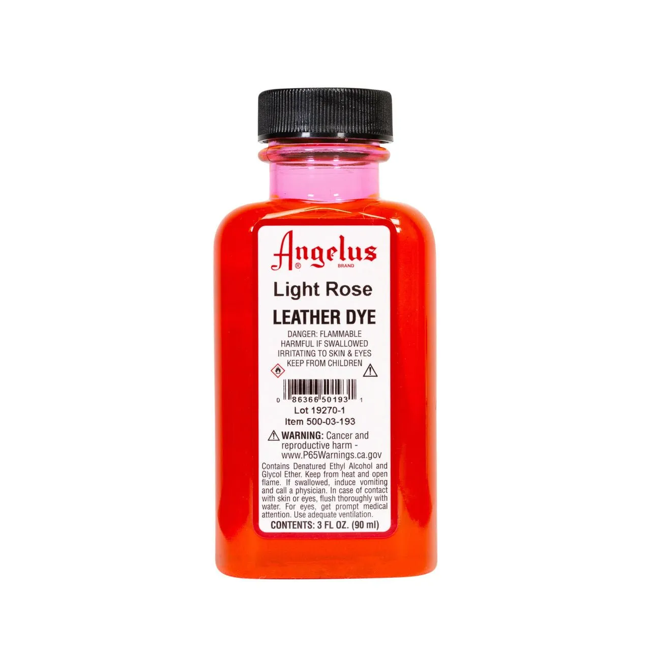 Angelus Leather Dye 3 fl oz (88.7 ml) - Light Rose