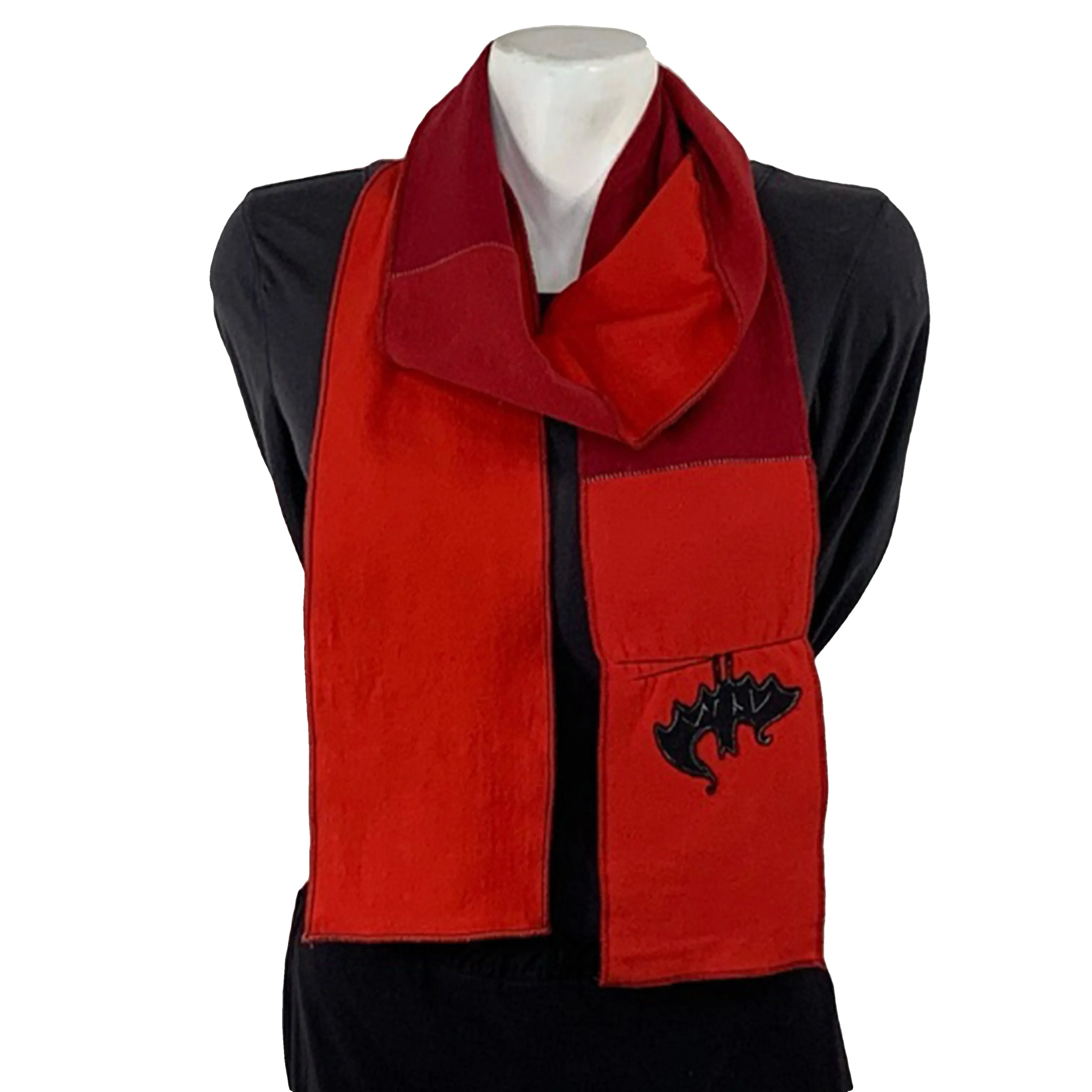 Applique Scarf-Bat