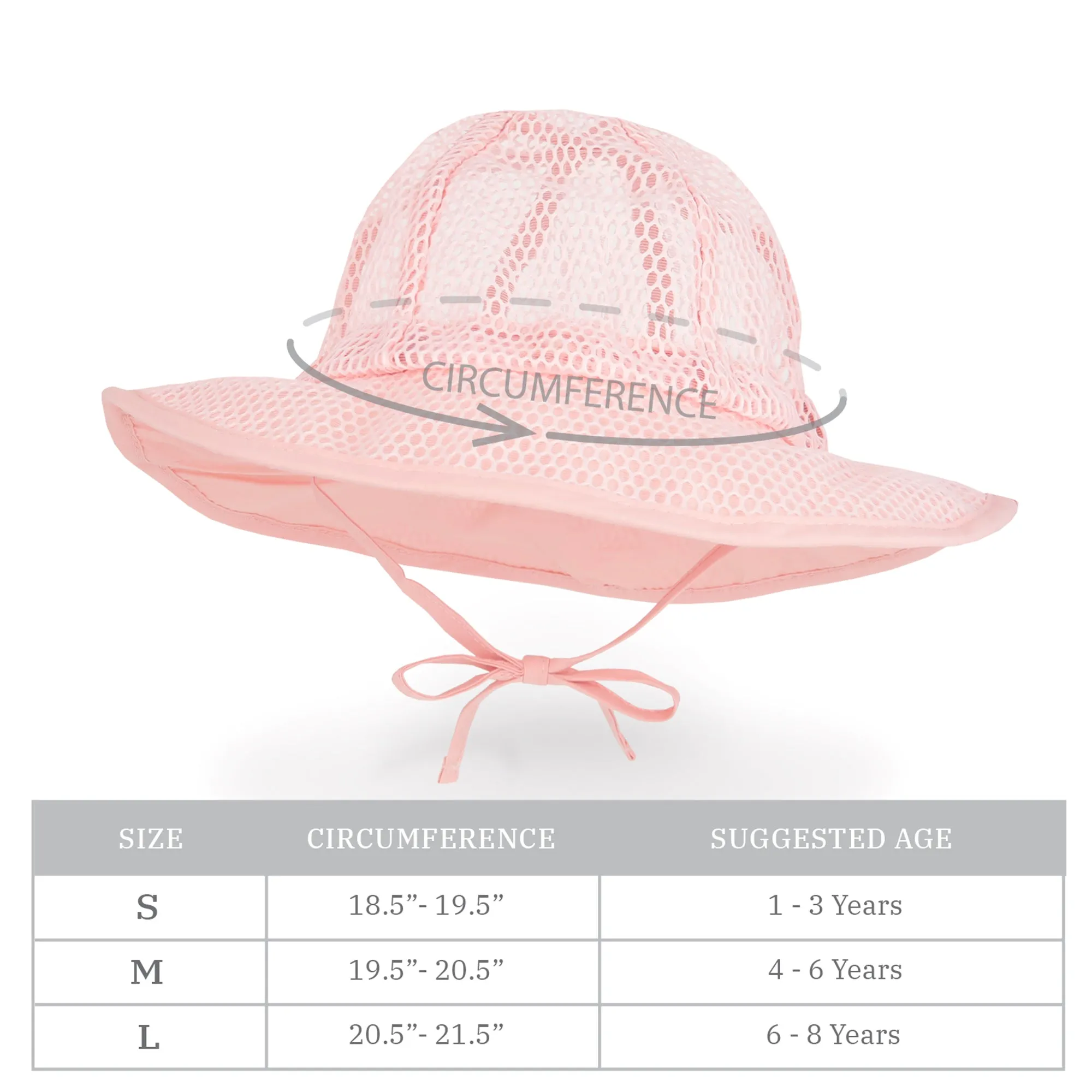 Baby Mesh Bucket Hat Toddler Sun Floppy Hat | Pink