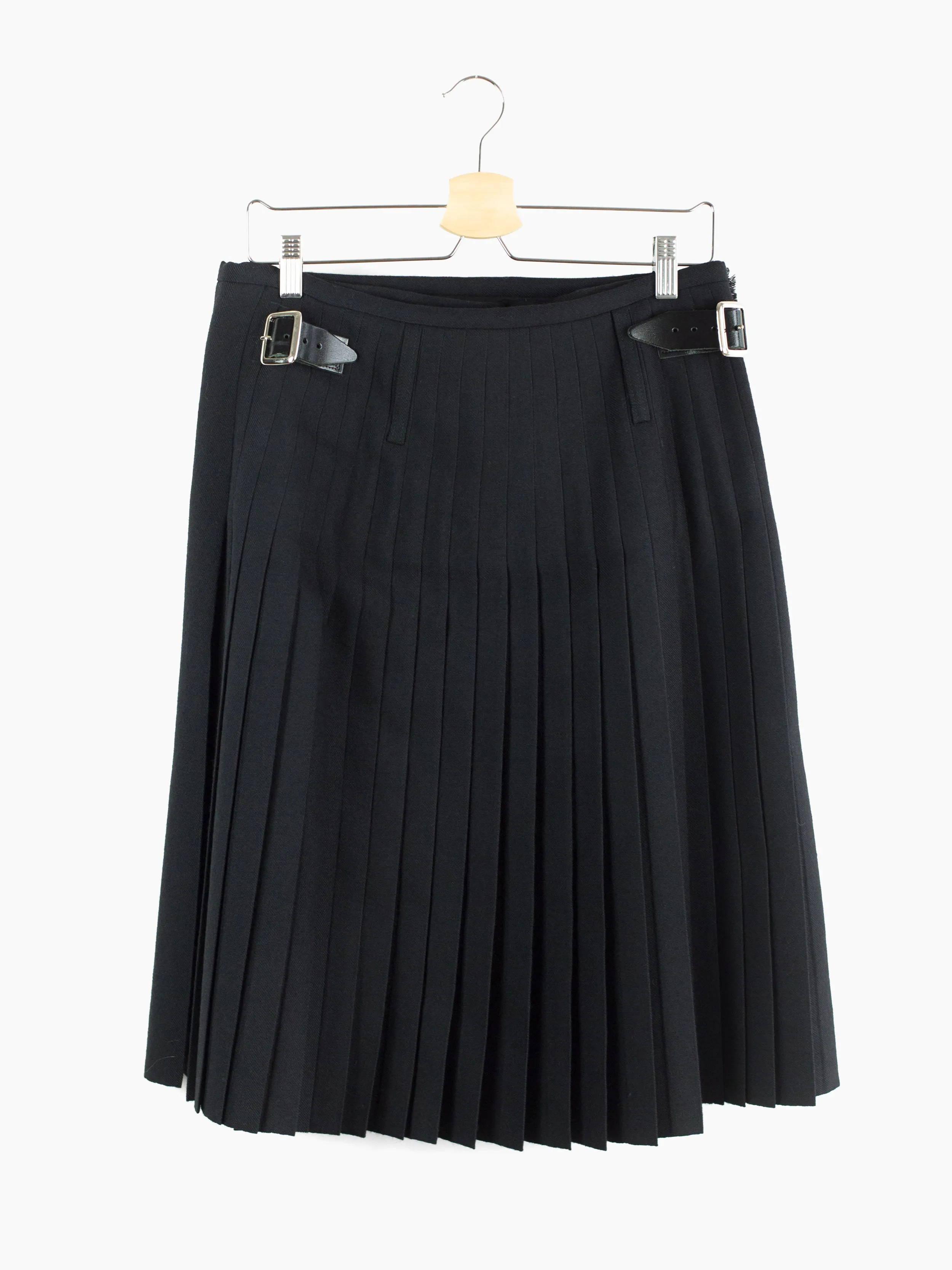 Balenciaga AW20 Wool Pleated Kilt