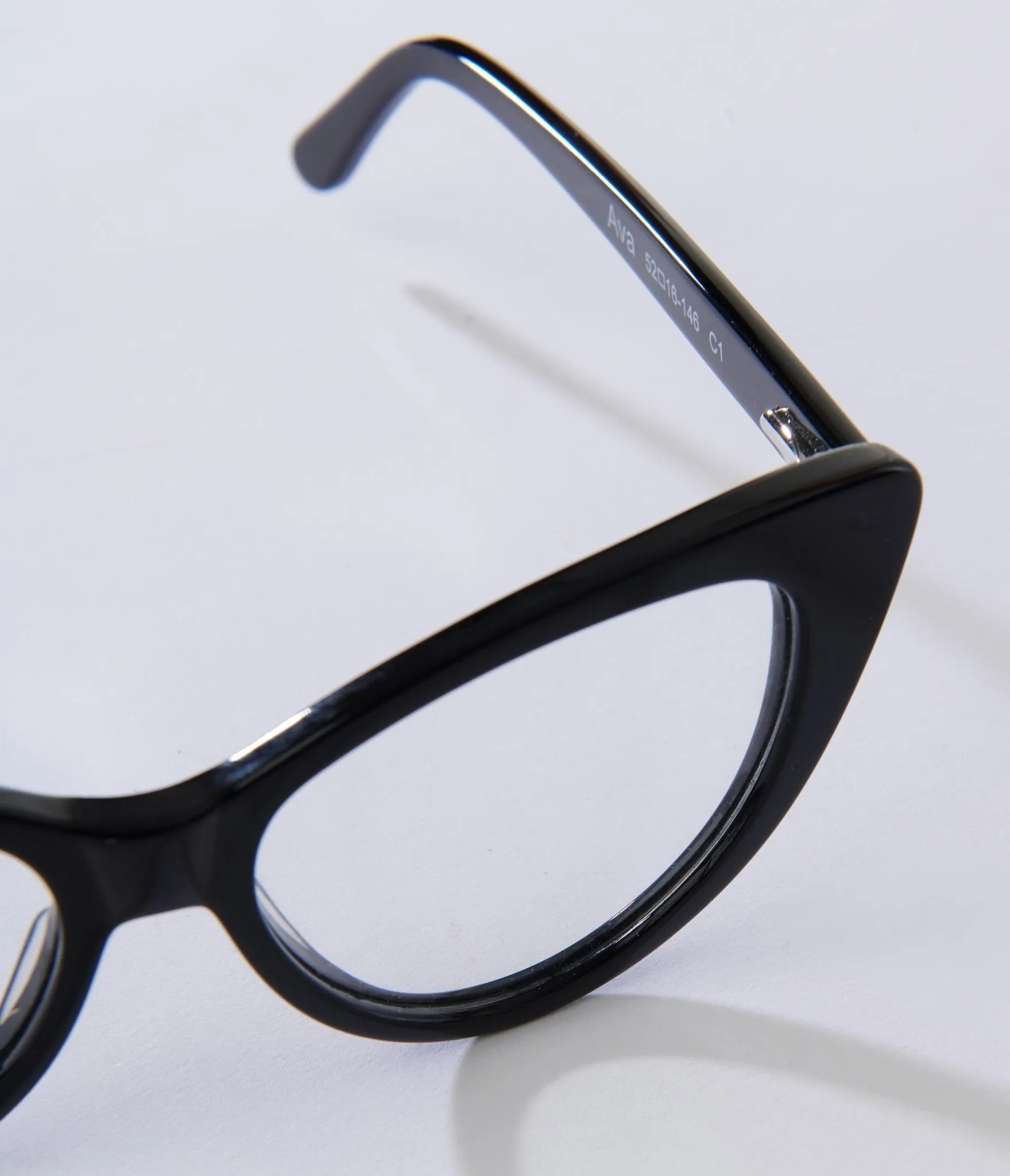 Black Rimmed Cat Eye Glasses