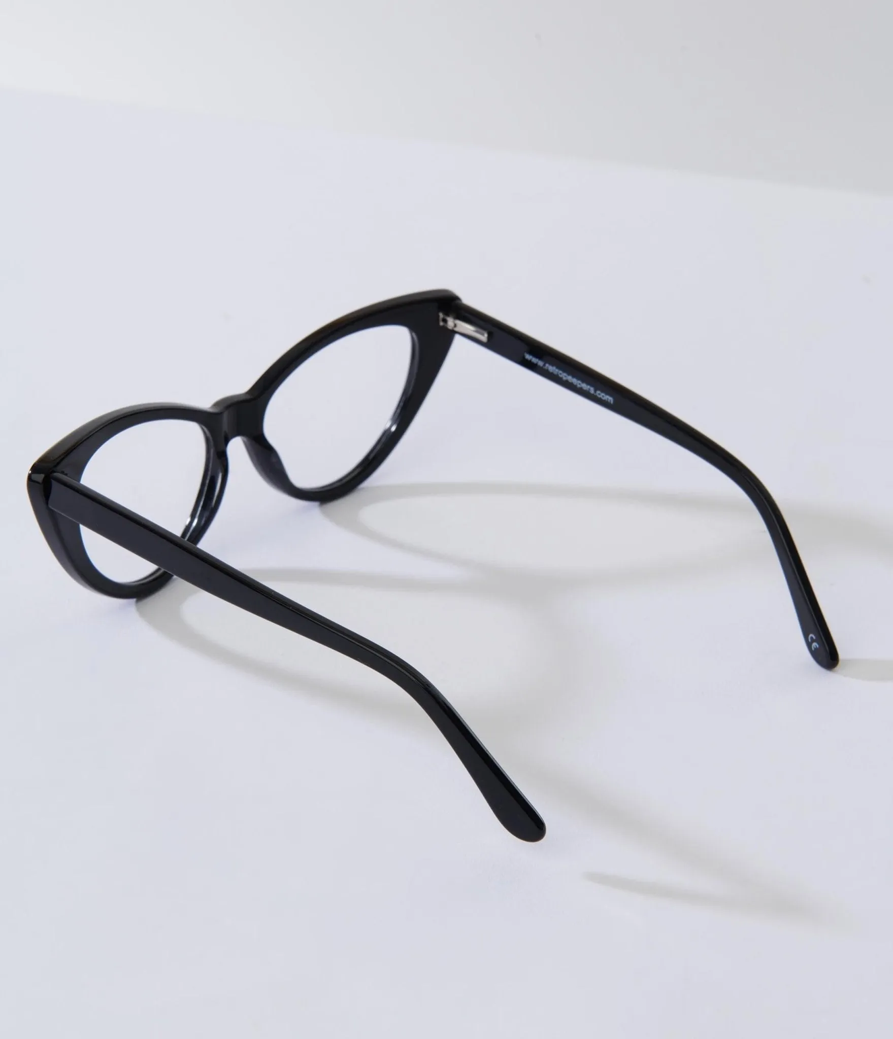 Black Rimmed Cat Eye Glasses