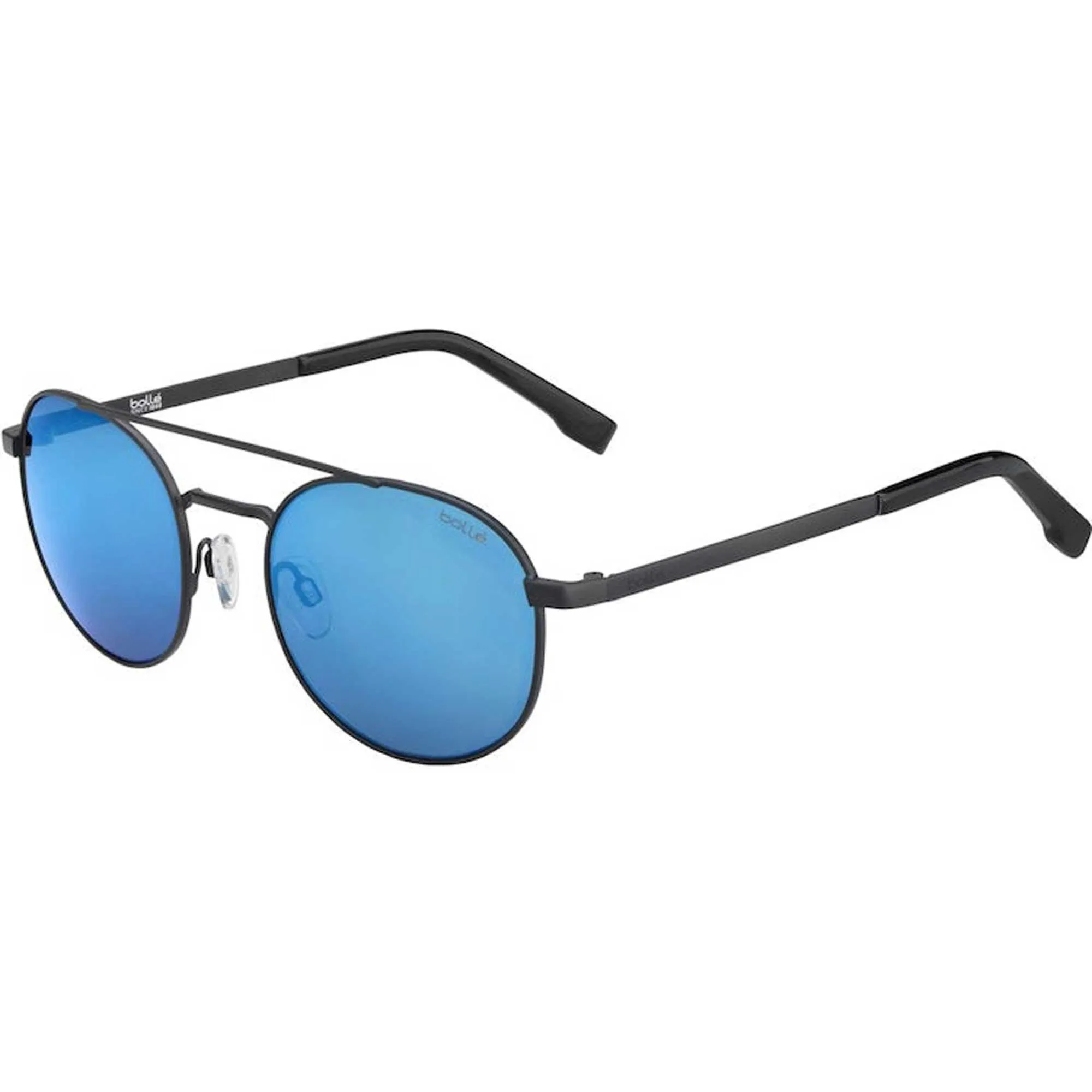 Bolle Unisex Sunglasses - BOLLE OVA GREY MATT - HD POLARIZED OFFSHORE BLUE CAT 3