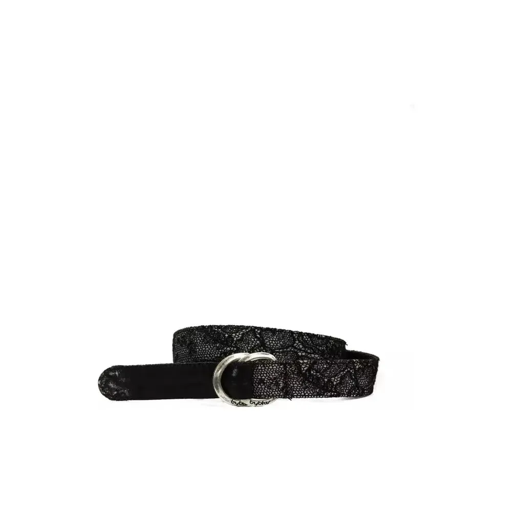 BYBLOS Black Wool Women Belt