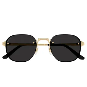 Cartier Eyewear CT0459S-001 Gold Grey Sunglasses