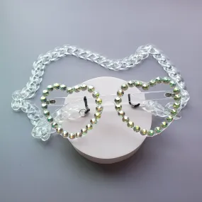 Clear Heart Sunglasses