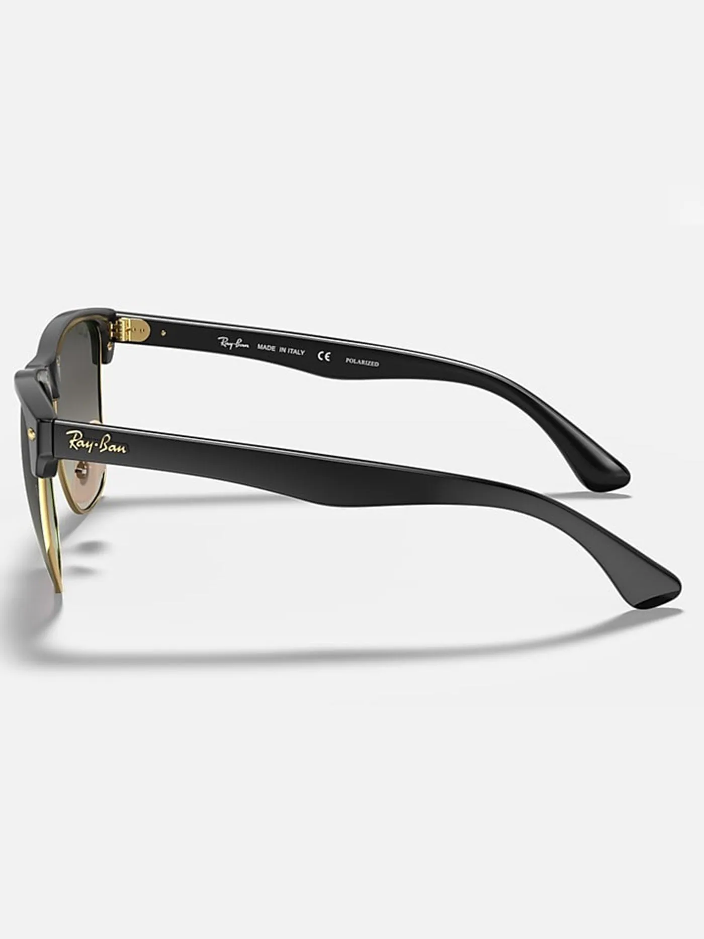 Clubmaster Oversized Matte Black/ Grey Gradient Glasses