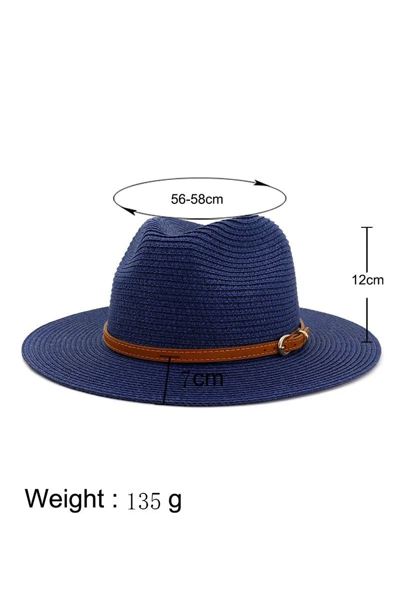 DANDY BELT SUMMER FLOPPY PANAMA HAT