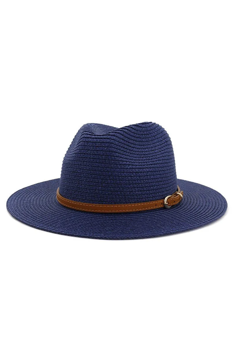 DANDY BELT SUMMER FLOPPY PANAMA HAT