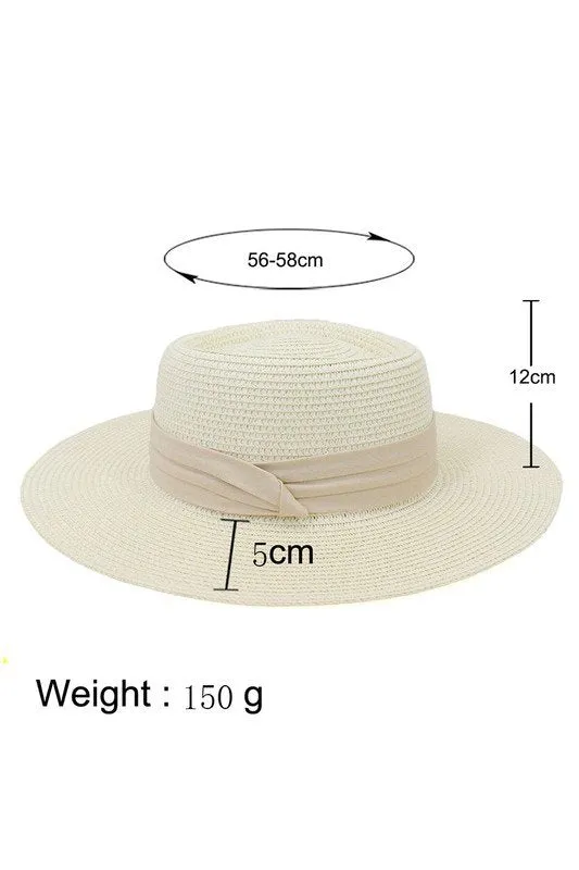 DANDY CLOTH BAND FLOPPY PANAMA HAT