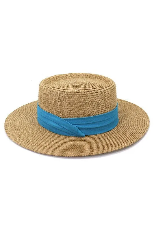 DANDY CLOTH BAND FLOPPY PANAMA HAT