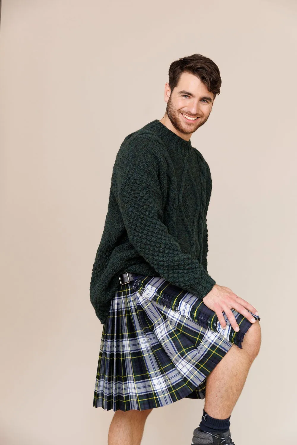 Dress Gordon 100% Worsted Wool Men's Kilt