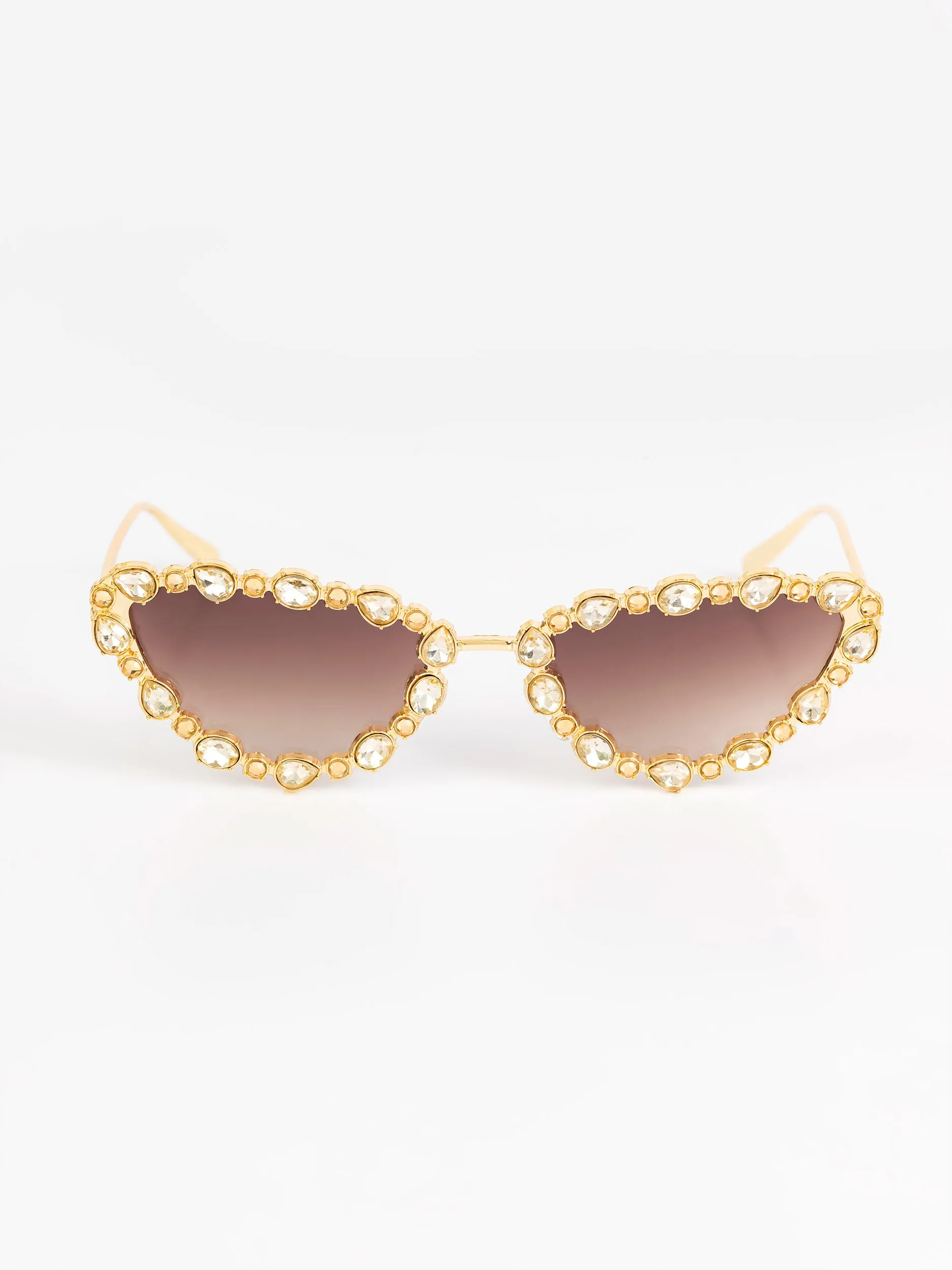 Embellished Cat-Eye Sunglasses