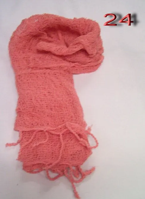 Fair Trade 100% Organic Cotton Scarf Coral Pink