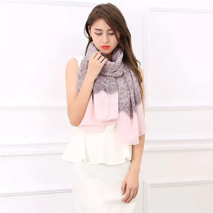 Fashion Geometric Cotton Scarf For Women