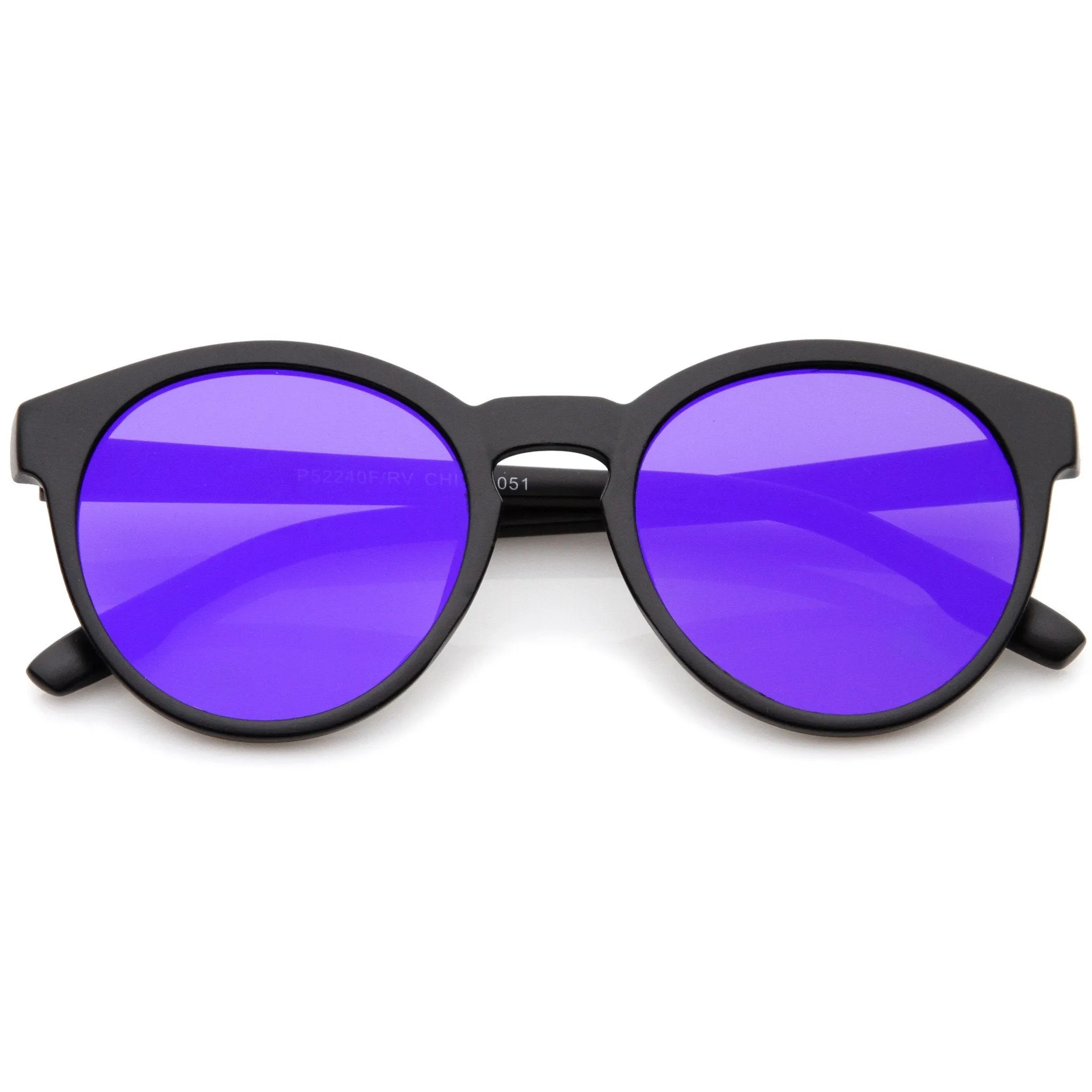 Festival P3 Round Mirrored Flat Lens Sunglasses A404