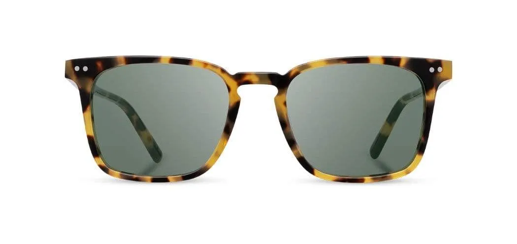 Hamilton Acetate Sunglasses | Havana | G15 Polarized | Shwood