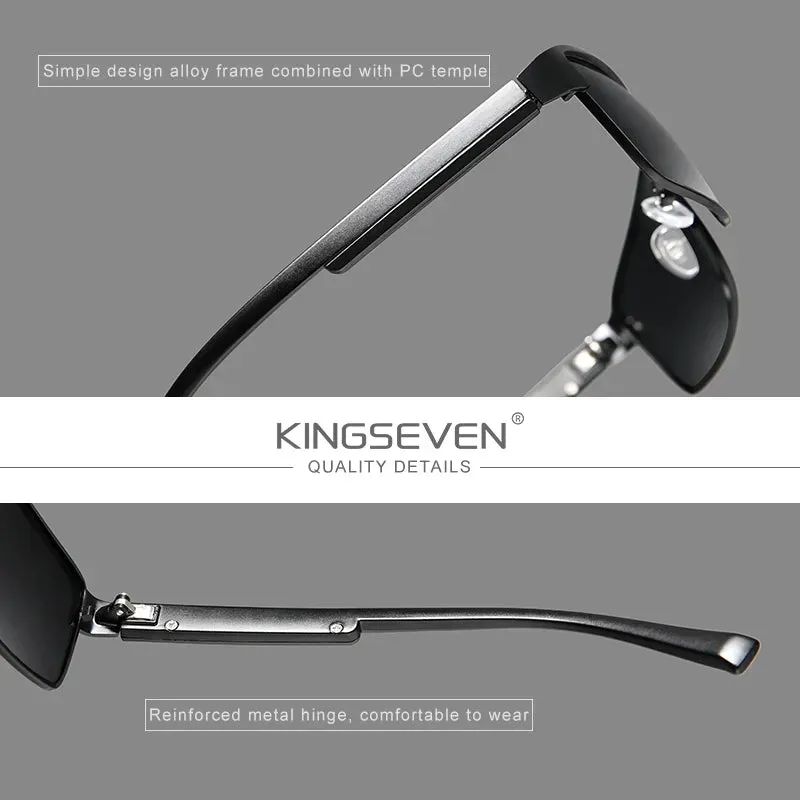 KINGSEVEN NEW Polarized Sunglasses Men Women Driving Square Eyewear Men's Sun Glasses Male Goggle UV400 Gafas De Sol