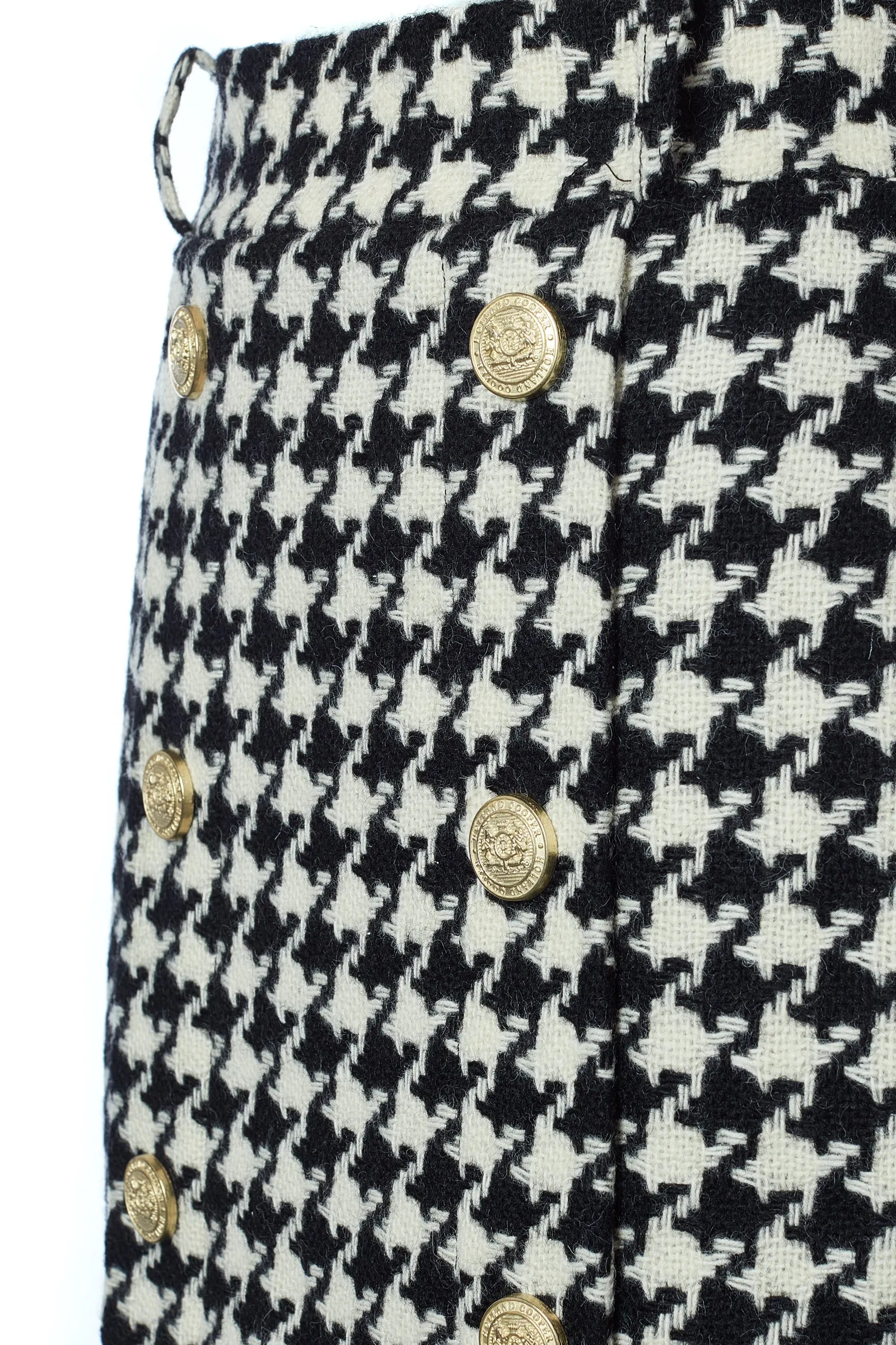 Knightsbridge Skirt (Large Scale Houndstooth)