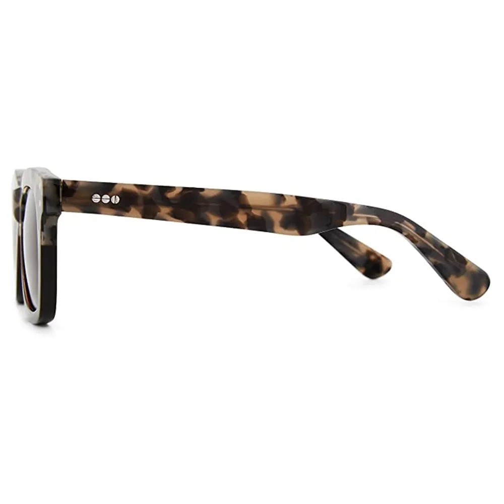 Komono Unisex Tortoise Frame Purple Lens Polarized Sunglasses - KOM-S1431