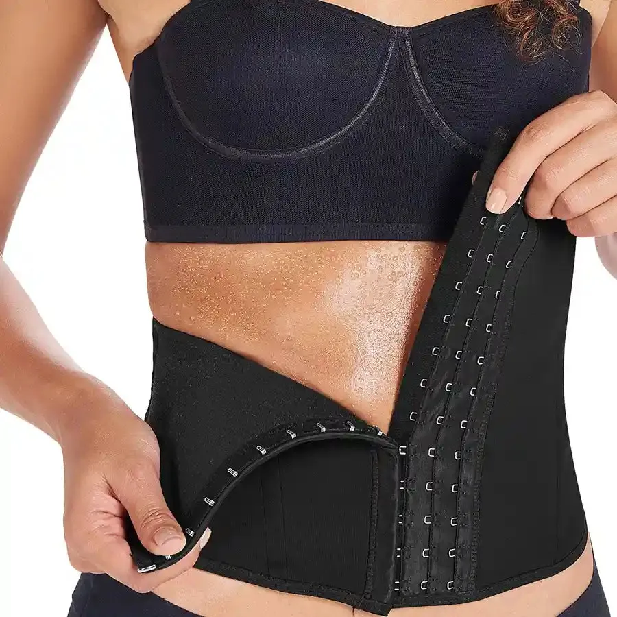 MariaE Workout Sports Tummy Control Waist Cincher (Black)