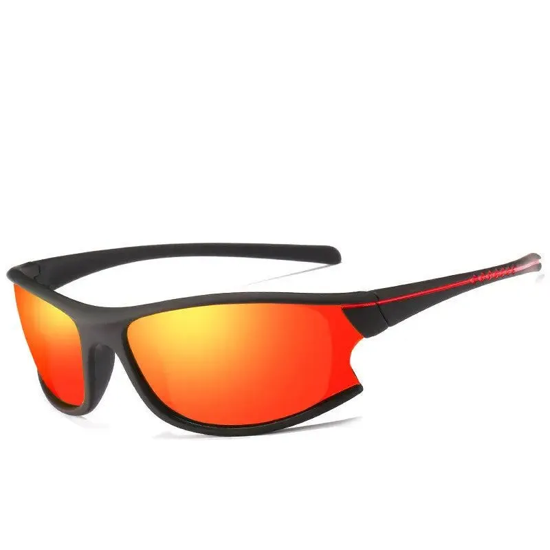 Men's Polarized Sunglasses with UV Protection & Stylish Resin Frames