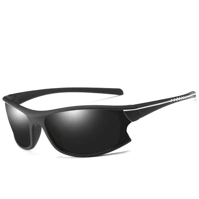 Men's Polarized Sunglasses with UV Protection & Stylish Resin Frames