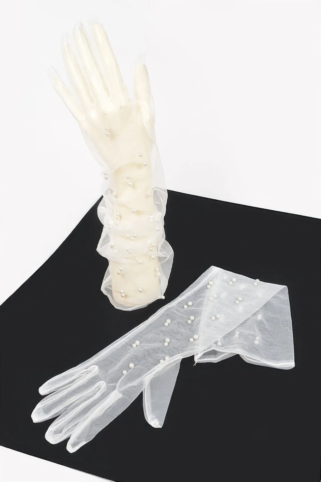 Mesh Long Gloves