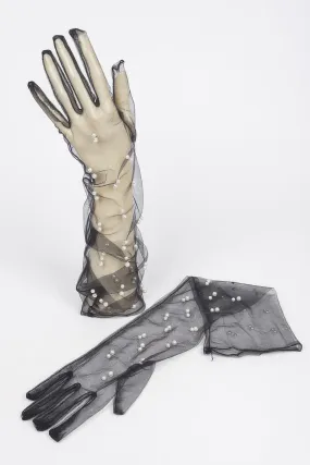 Mesh Long Gloves