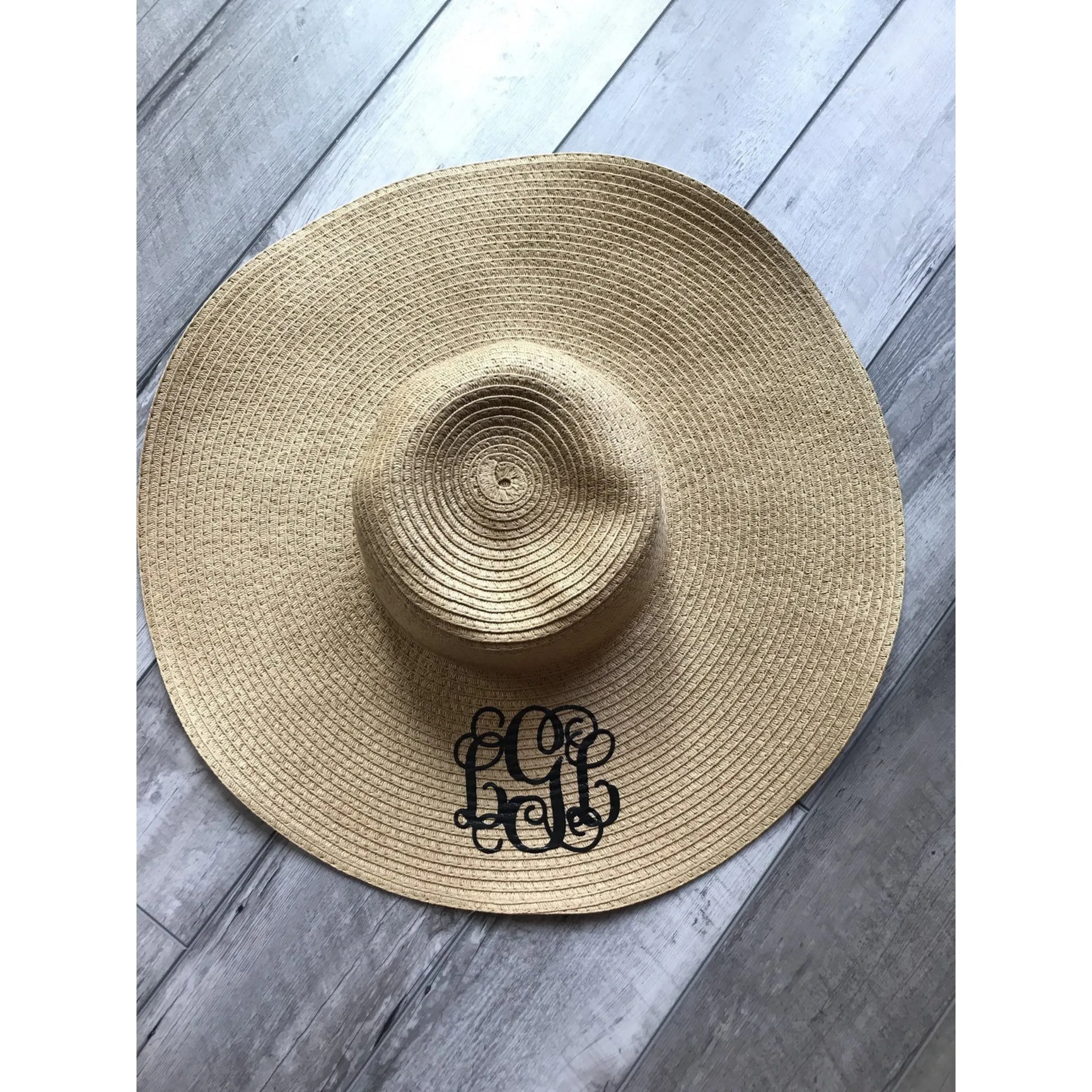 Monogrammed Floppy Hat