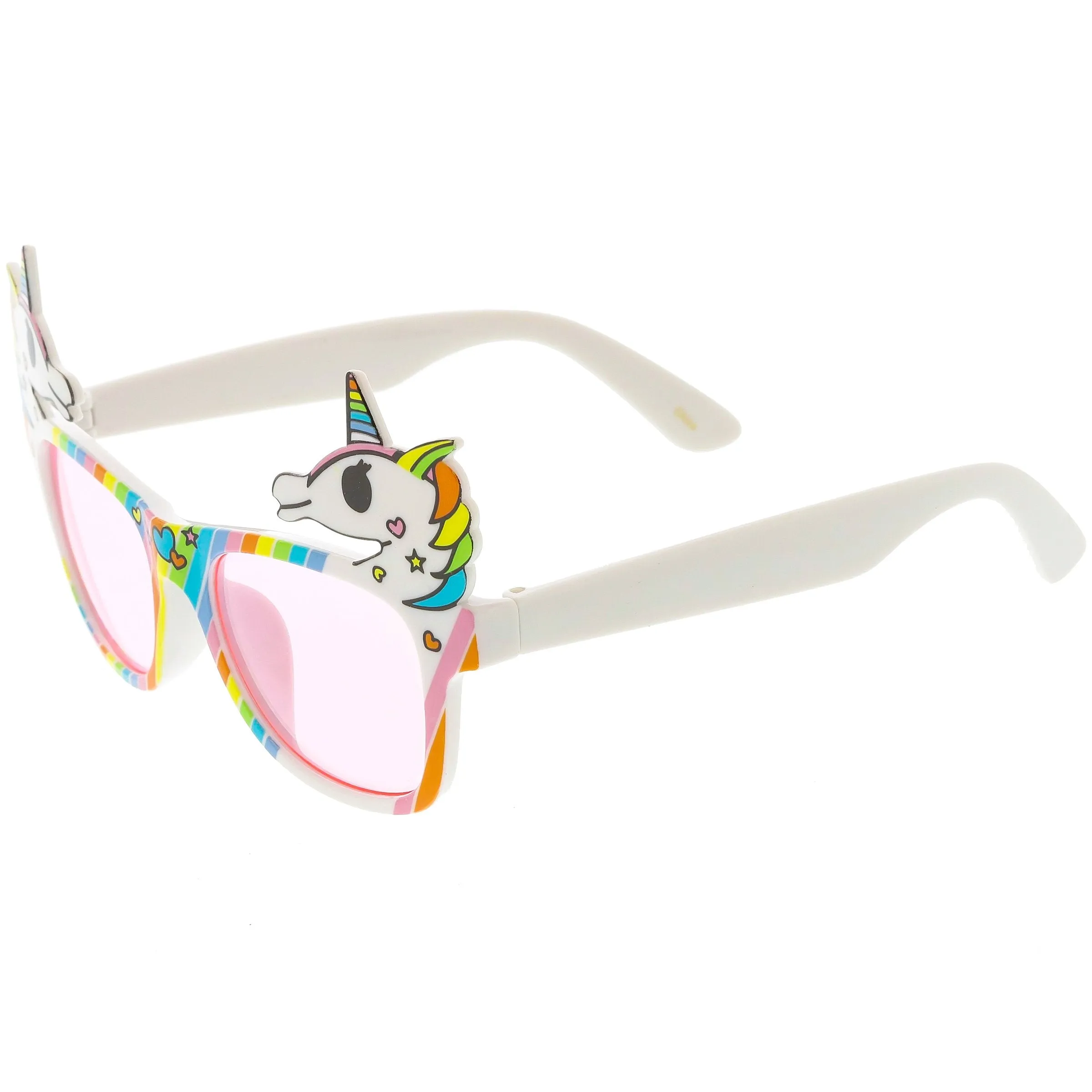 Novelty Colorful Rainbow Unicorn Sunglasses C714