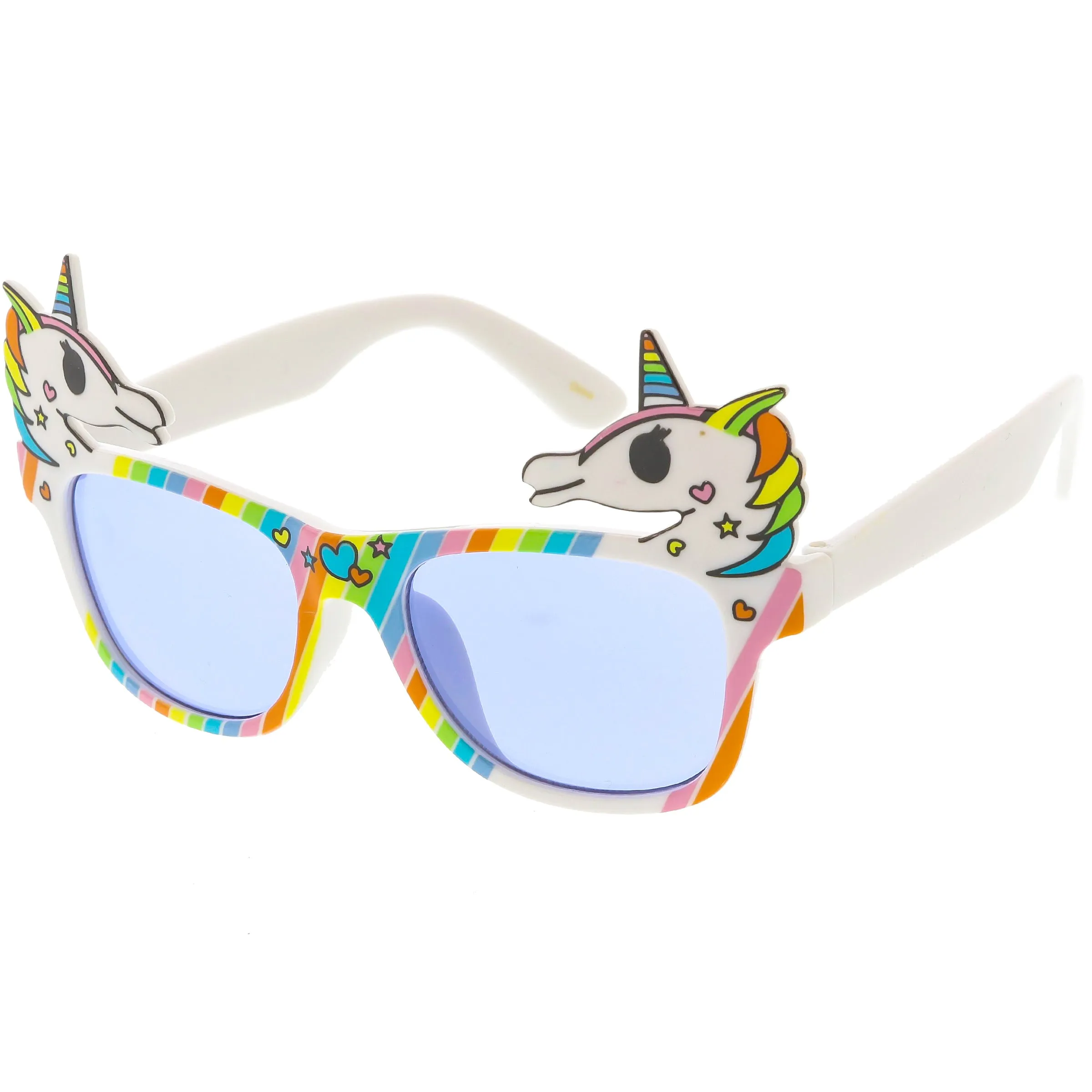 Novelty Colorful Rainbow Unicorn Sunglasses C714