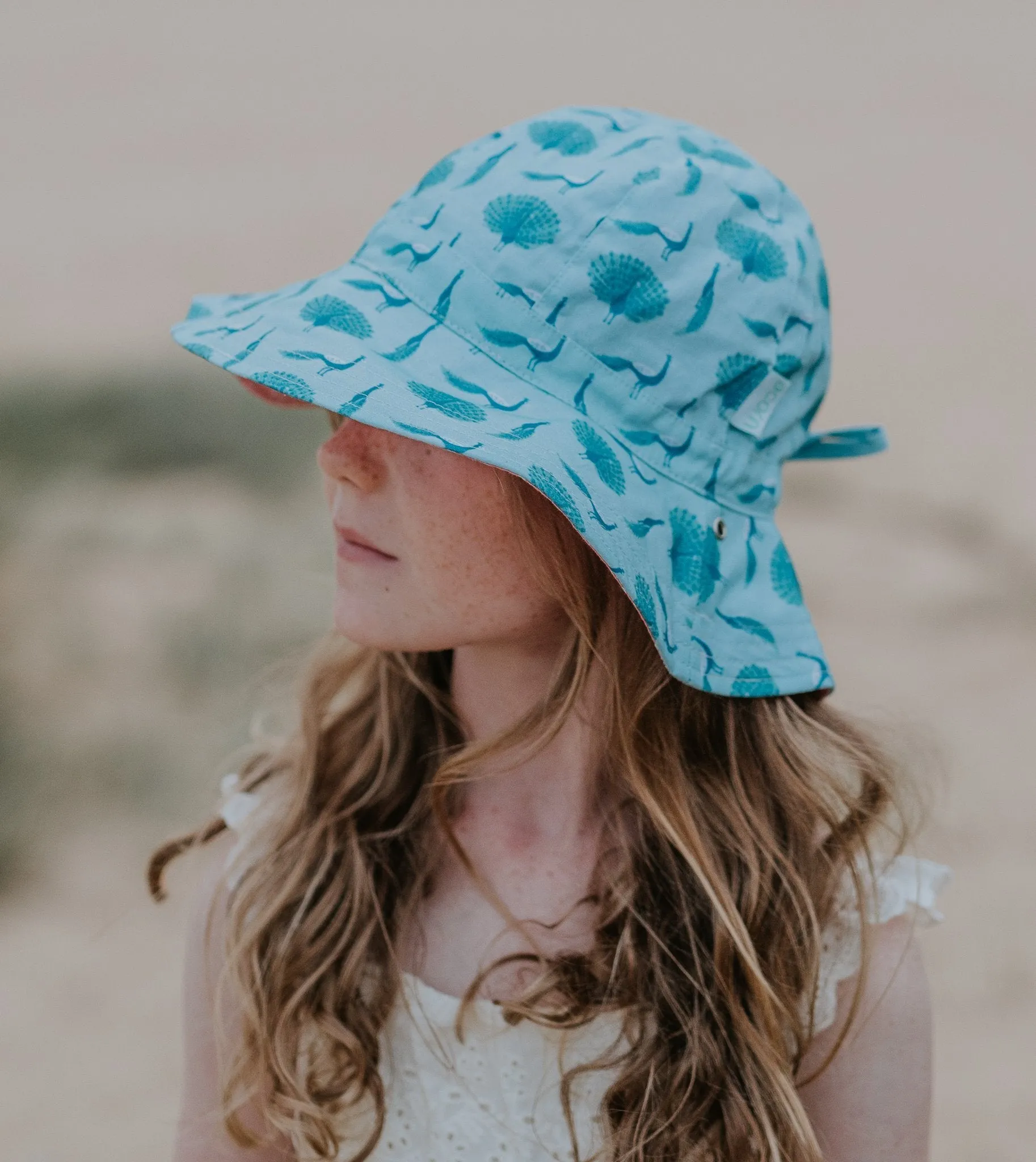 Peacock Reversible Sun Hat