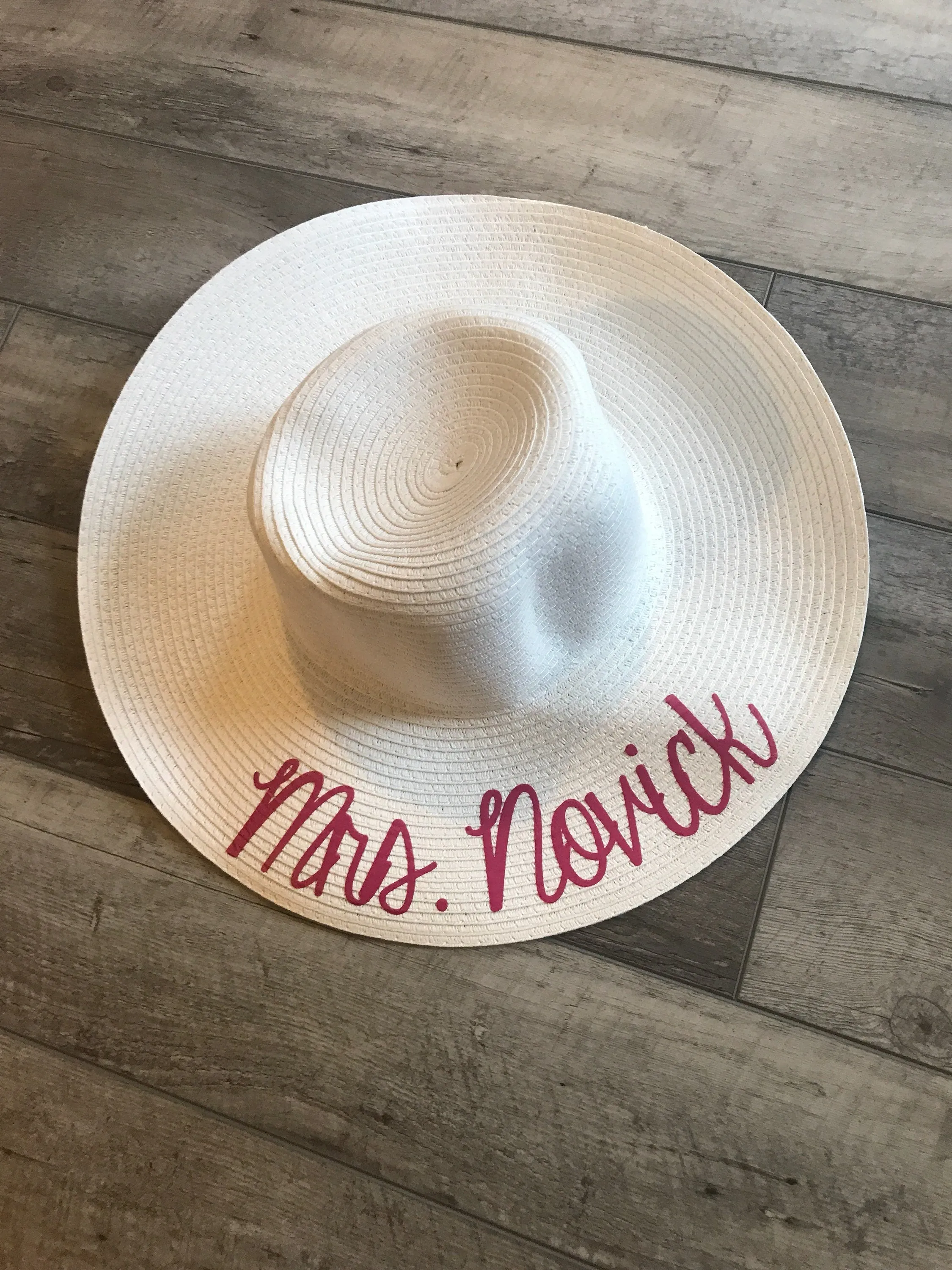 Personalized Floppy Hat