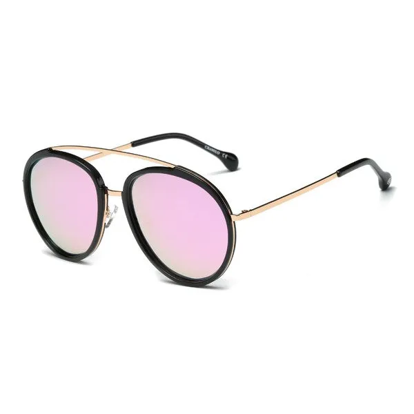 Polarized Colored Round Sunglasses