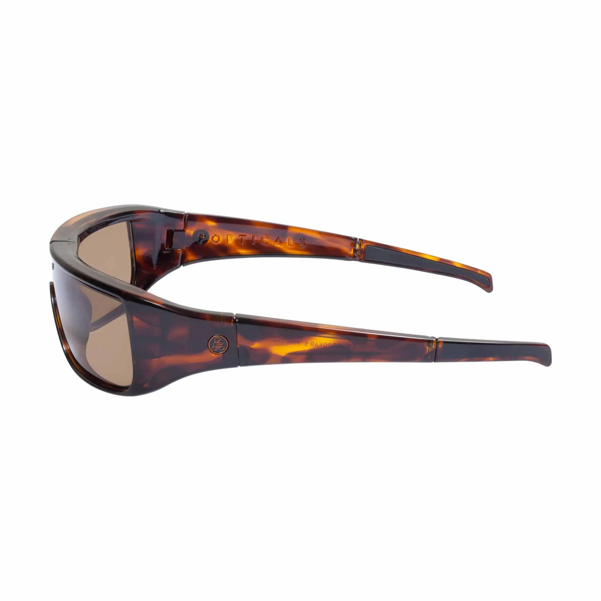 POPGEAR | Polarized, Gloss Tortoise, Brown Lens, Small