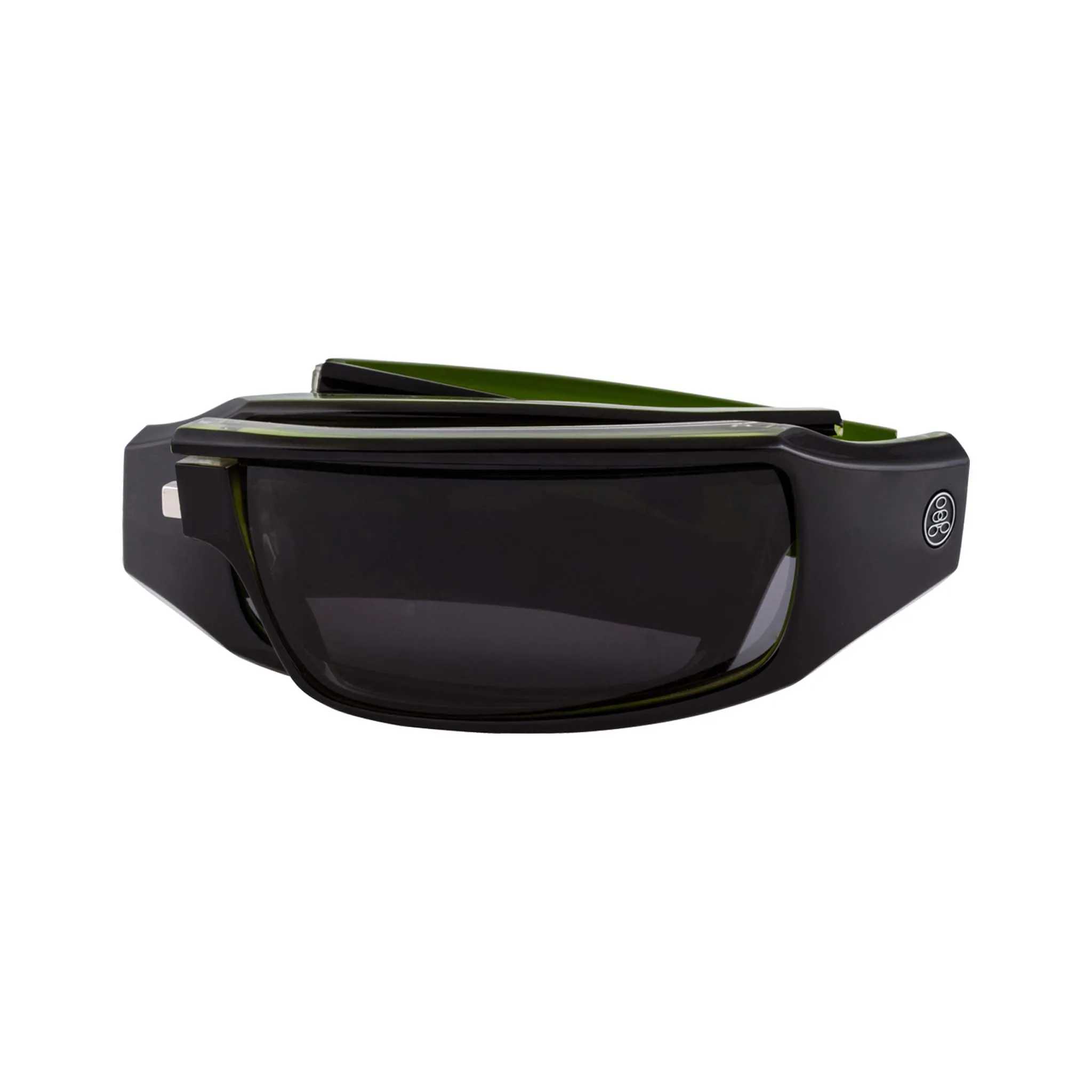 POPSIGN | Polarized, Gloss Black/Green Crystal, Gray Lens