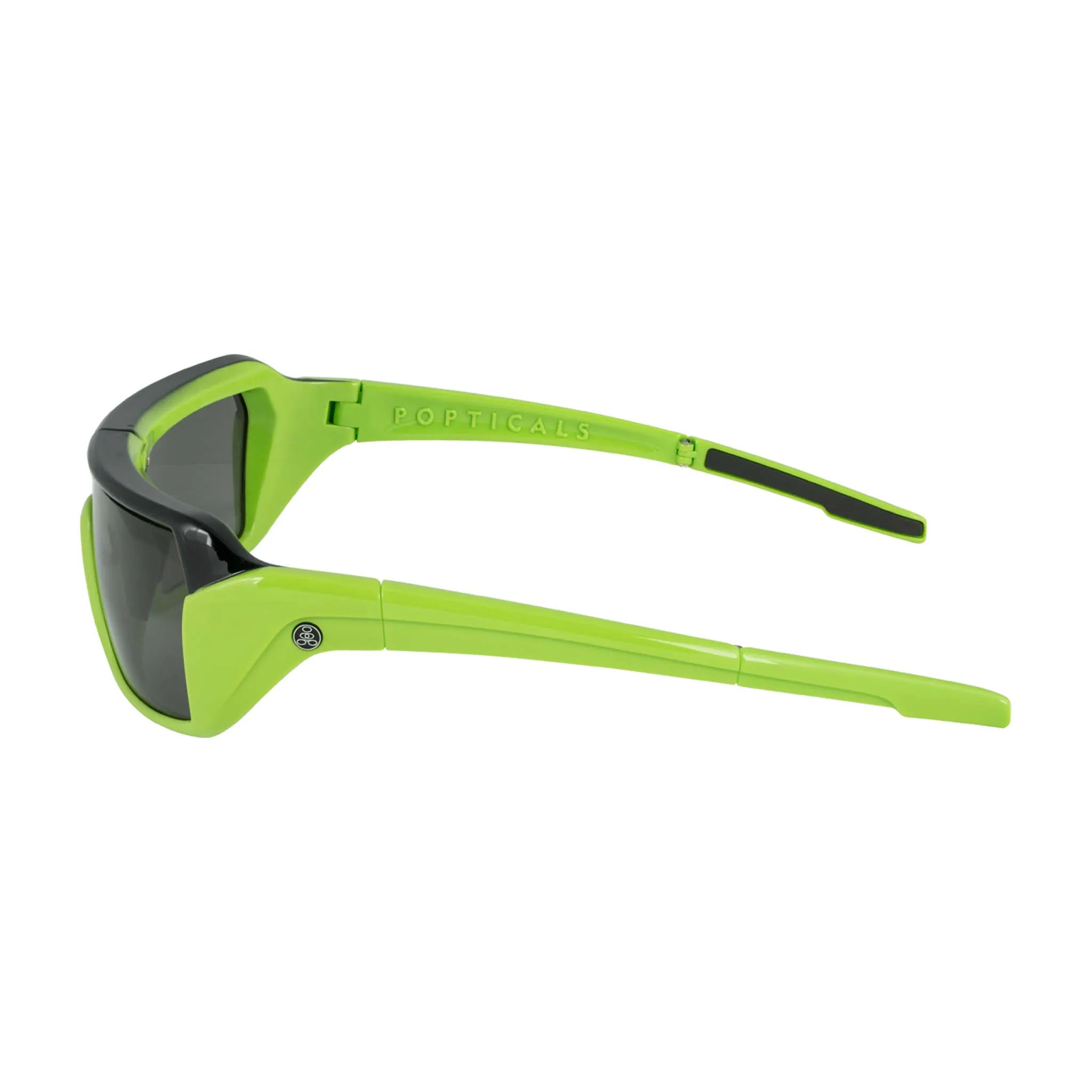 POPSTORM | Polarized, Gloss Black/Green, Gray Lens