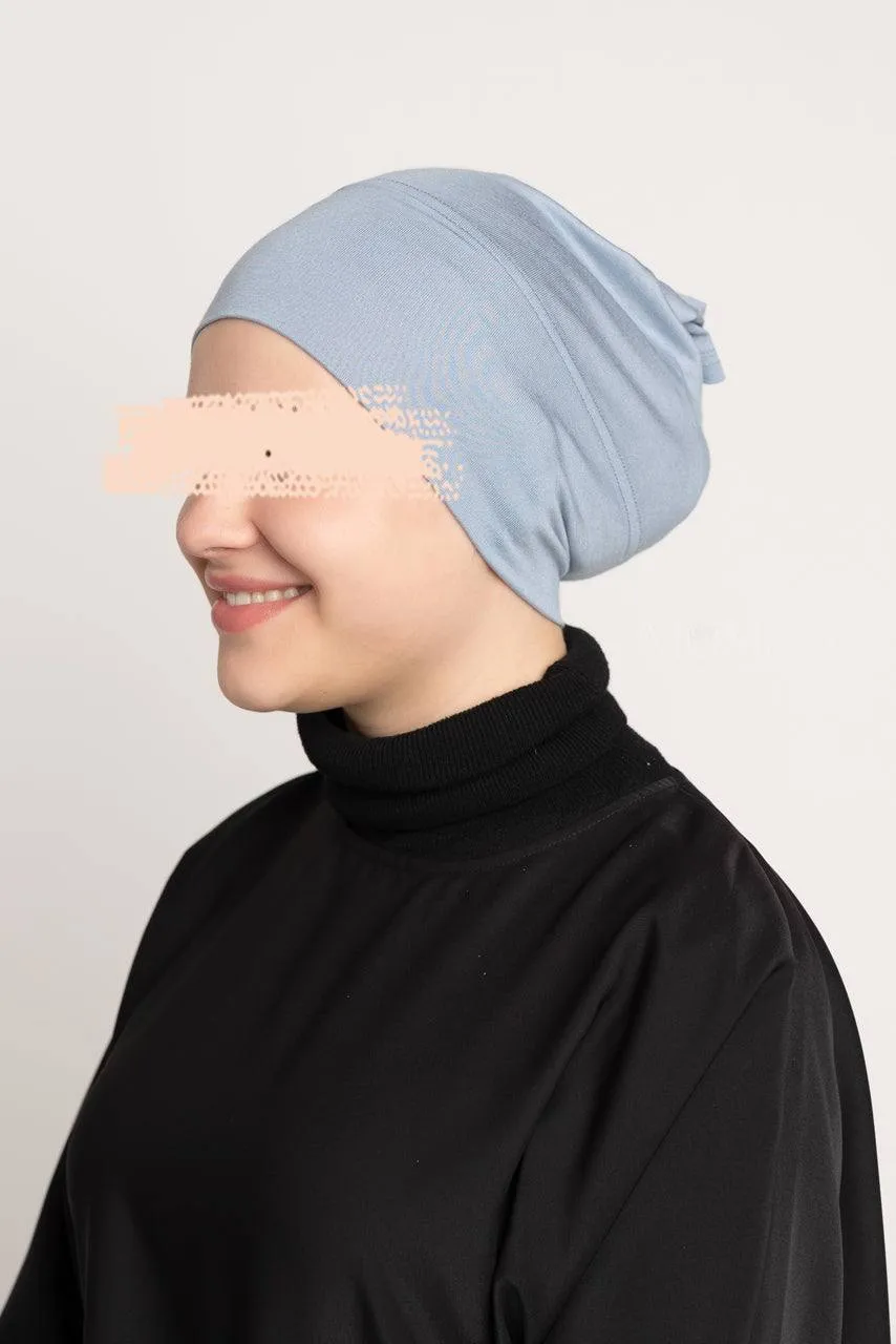 Premium Hijab Undercap - Crystal Blue