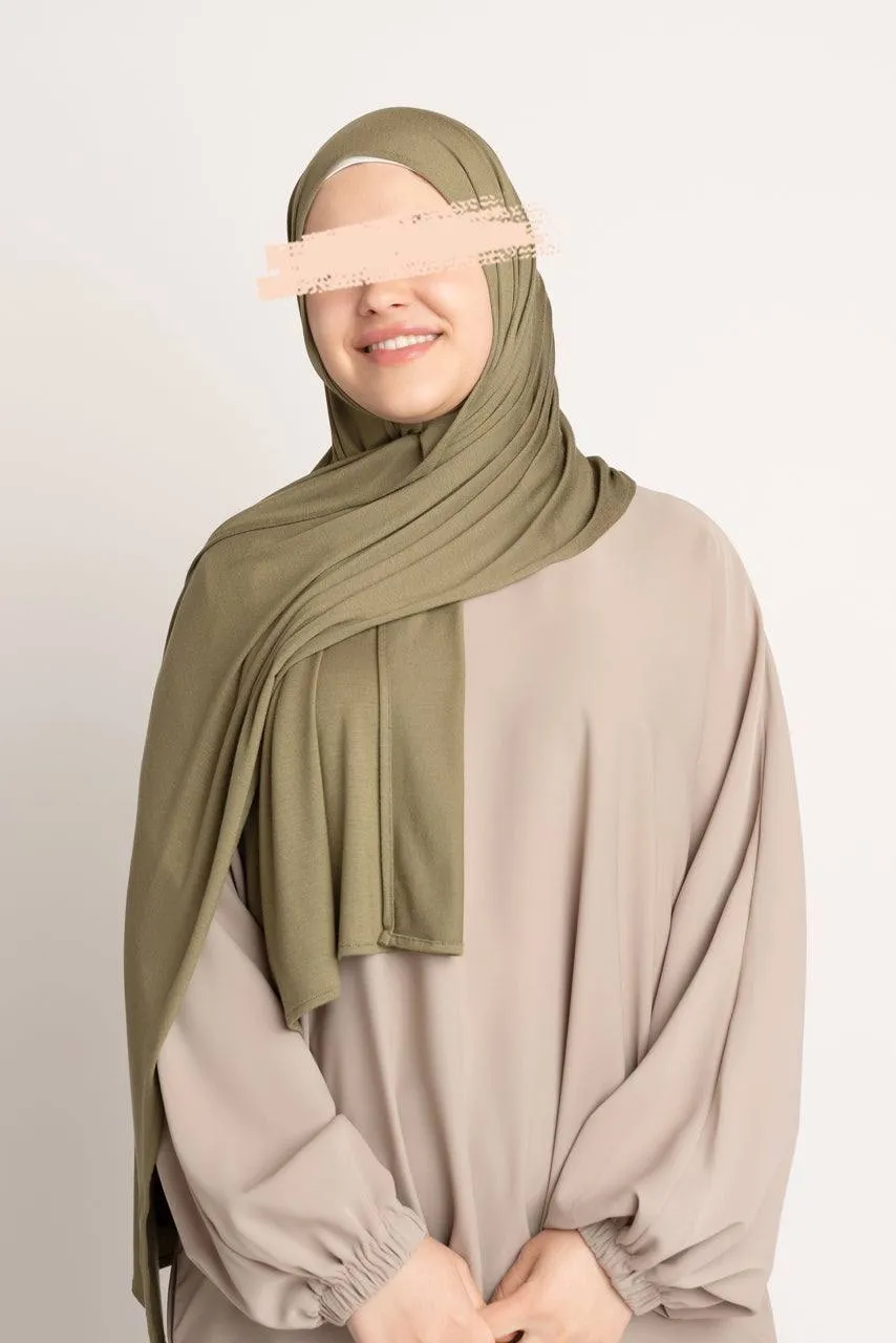 Premium Jersey Hijab - Jalapeno